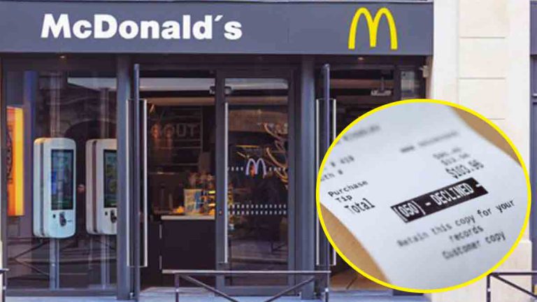 McDonalds : voici pourquoi il faut toujours que vous demandiez votre ticket de caisse